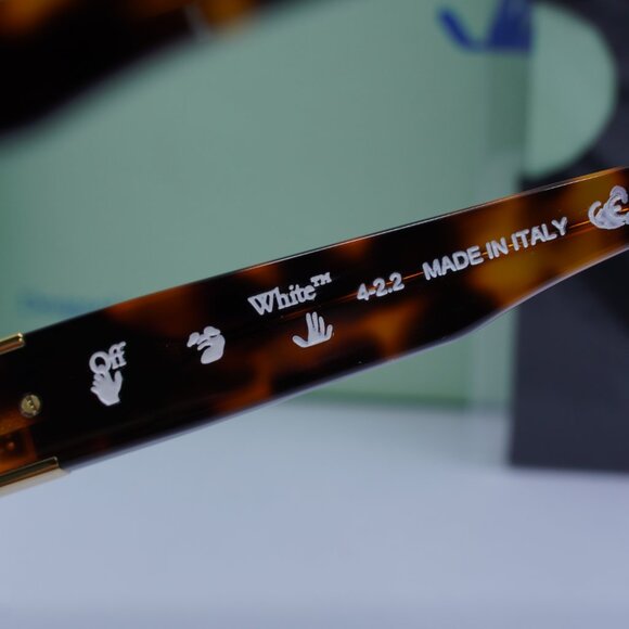 Off-White OERJ015 STYLE 15 6000 Square Eyeglasses 54mm – Havana - Picture 6 of 9